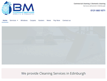 Tablet Screenshot of benmartincleaning.com